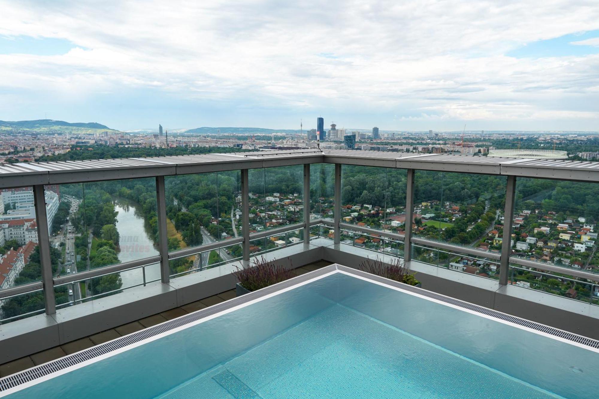 Amazing View Over And Infinity Pool * Vienna